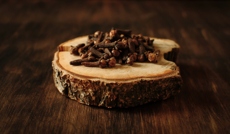 Still life with clove tree seeds.の写真素材