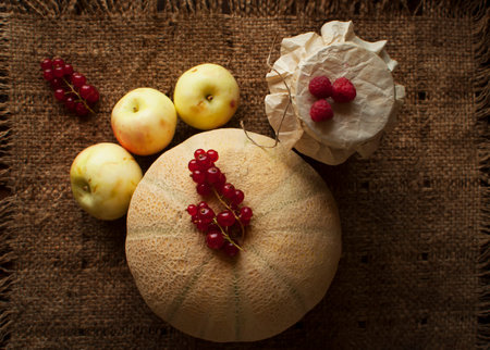 Composition with fruits. Healthy eating. Joy for the eyes. の写真素材