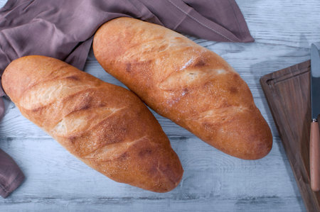 Tasty, healthy pastries. Homemade bakingの写真素材