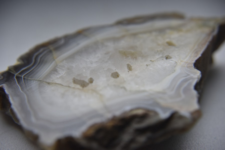 closeup look at the structure of the agate stoneの写真素材