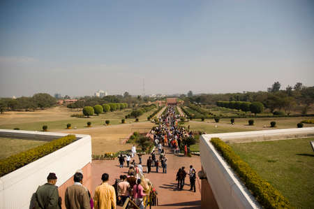 Lotus temple, New Delhi, India - 01 february 2009.のeditorial素材