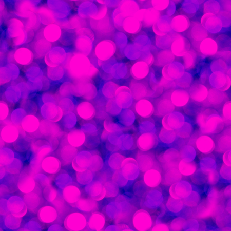Dark light purple blurry pattern. Abstract Christmas seamless background for New Years design wrapping paper. Photo collage with bokeh and blur lights.の写真素材