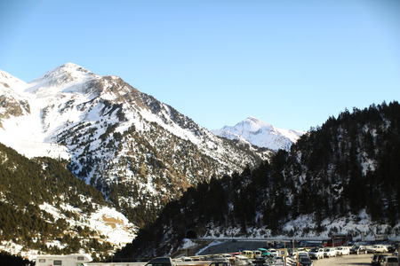 mountain landscape in Andorraの写真素材