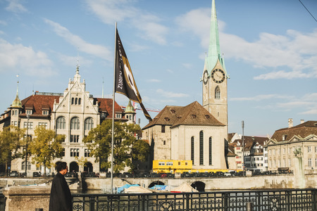streets and beautiful places in Zurichのeditorial素材