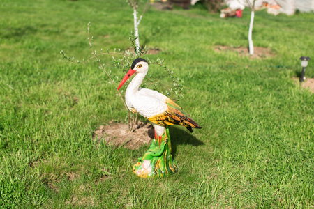 floral holiday decorations, decorations for the gardenの写真素材