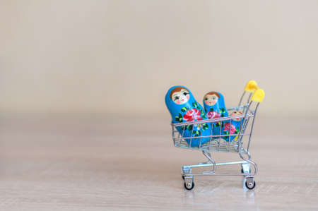 Russian doll. set of 4 piecesの写真素材
