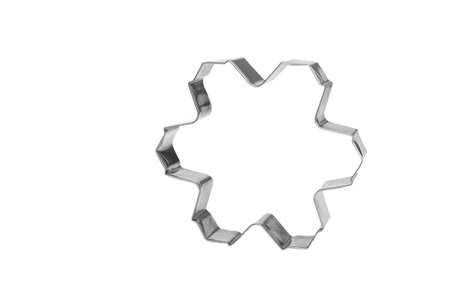 cookie cutter on a white background.の写真素材