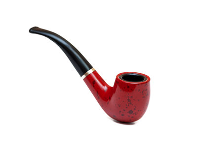 Smoking pipe isolated on white background