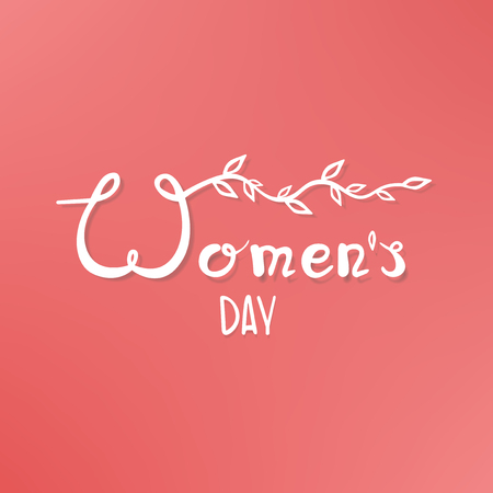 Women's Day text card invitation, template.のイラスト素材