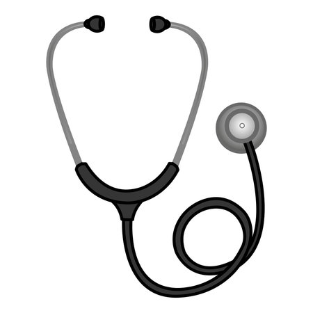 Medical Stethoscope for Doctors. Healthcare concept. Vector illustrationのイラスト素材