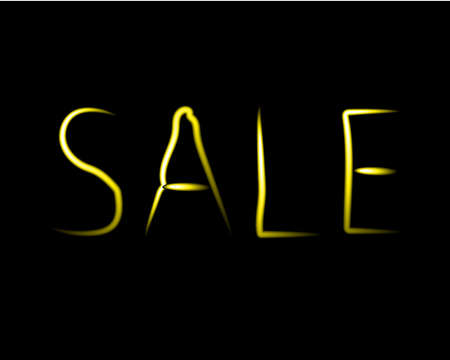 Inscription sale for shops and businessesのイラスト素材