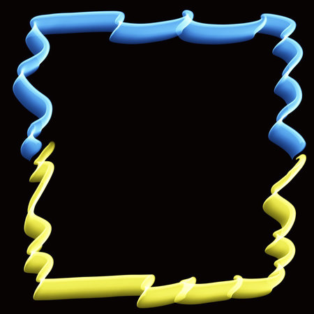 Background with colors of the flag of Ukraine.