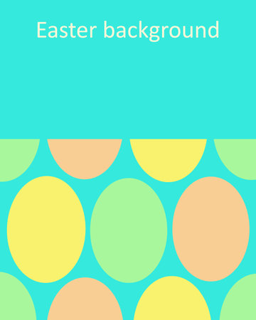 Vector isolated illustration of Easter background. simple festive background.のイラスト素材