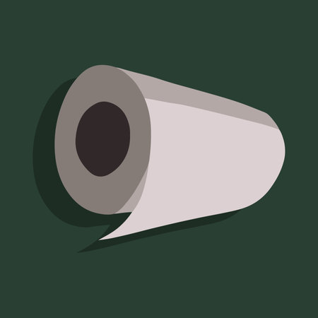 Vector isolated illustration of paper towels.のイラスト素材