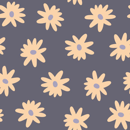 Vector isolated illustration of pattern with flowers. Pattern for clothes.のイラスト素材