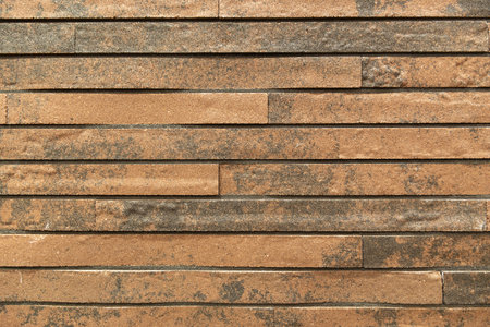 Wall with decorative bricks