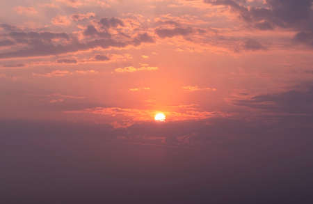 Dramatic Sky background on sunset. Nature composition. Africa, Namibiaの写真素材