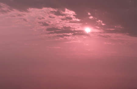 Dramatic Sky background on sunset. Nature composition. Africa, Namibiaの写真素材