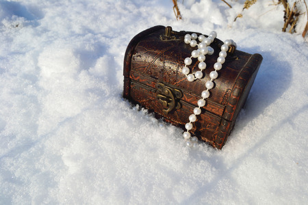 jewelry boxの写真素材