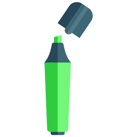 school marker icon. vector flat illustrationのイラスト素材