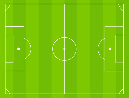 Football field layout. Vector illustration.のイラスト素材