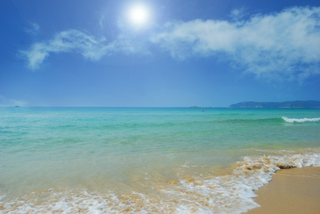Taken in Sanya, China beach sceneryの写真素材