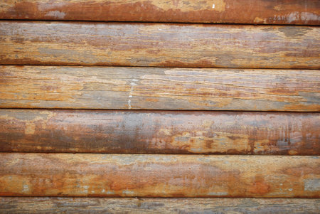 Old wooden wall with wood makes up theの写真素材