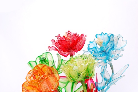 One containing all the colors of the flowersの写真素材