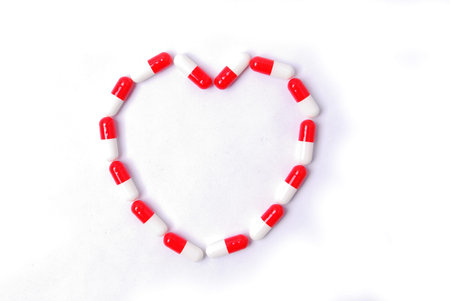 Drug isolated on a white backgroundの写真素材