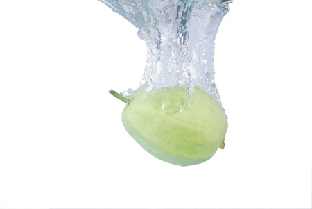 Guava into the water the momentの写真素材