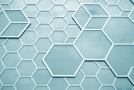 turquoise wall of glass building skyscrapers