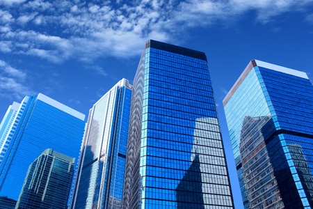 the business center of Hong Kongのeditorial素材
