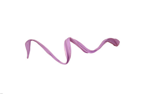 Smooth and elegant satin isolated on a white background