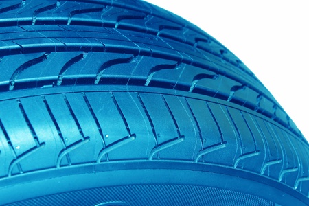 Tire isolated on the white backgroundの写真素材
