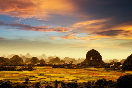 Guilin Beauty in guangxi,chinaの写真素材