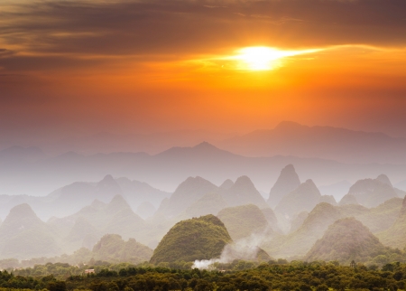 Guilin Beauty in guangxi,chinaの写真素材