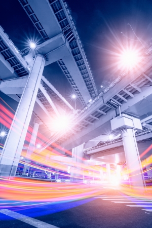 Megacity Highway in Chinaの写真素材