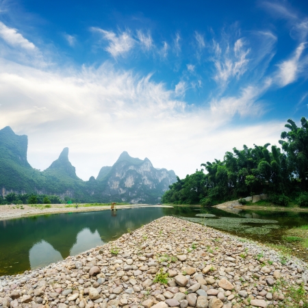 Beautiful natural scenery in Guilinの写真素材