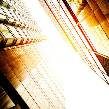 modern business center in hongkong
