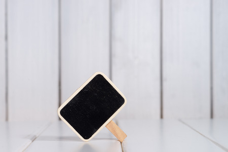 Blank space message board in board backgroundの写真素材