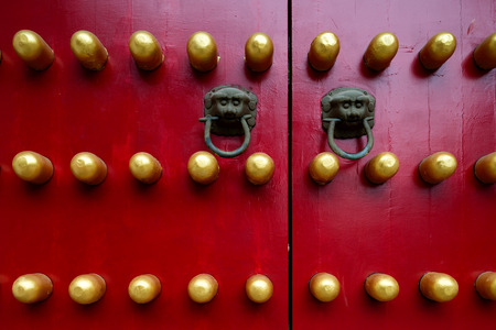 the door of the Palace Museumのeditorial素材