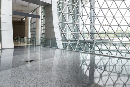 image of windows in morden office buildingのeditorial素材