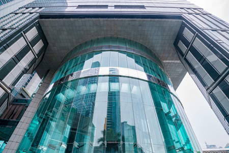 the office building in city of guangzhou,chinaのeditorial素材