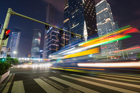 The road in the city of shenzhen,china