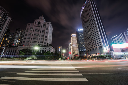 The road in the city of shenzhen,chinaのeditorial素材