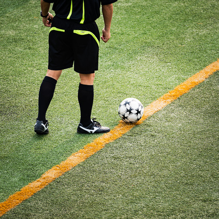football fieldの写真素材