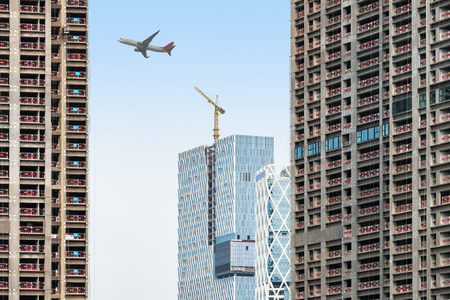 The appearance of the residential building backgroundのeditorial素材
