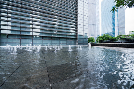 The office building at guangzhou,chinaのeditorial素材