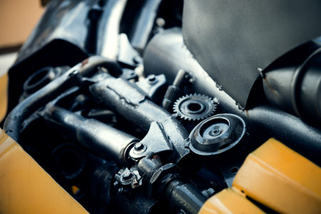 Cogwheels machinery , engineering and industry or concepts such as teamwork and search engine