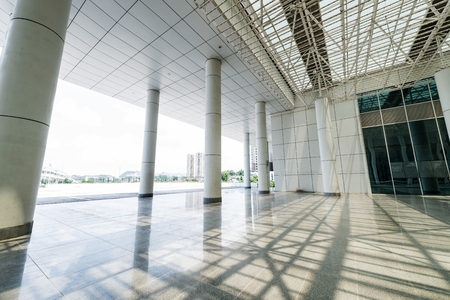 the modern building internal structureのeditorial素材